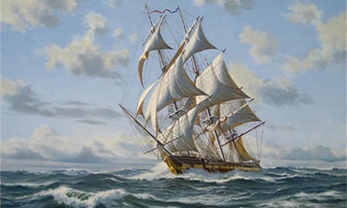 Artist Rendition of USS Constitution - Giclee - Call for Price