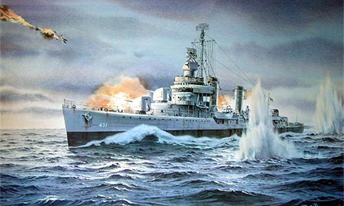 USS Plunket - Lithograph - Call for Price
