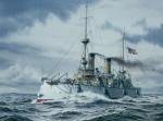 Watercolor Painting USS Olympia
