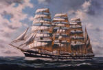 Oil Painting of the Bark Moshulu