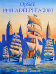 Watercolor Painting of OpSail 2000