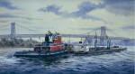 Watercolor of the Tugboat Margaret Moran